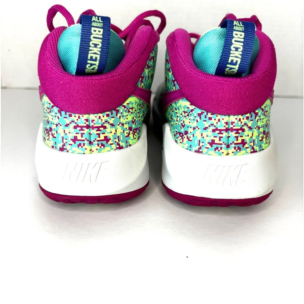 Nike All About Buckets Teamhustle 5Y Sneakers - Picture 5 of 11